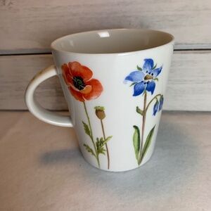 Rose of England Floral Bone China Mug – Made in England – Botanical Coffee Tea C